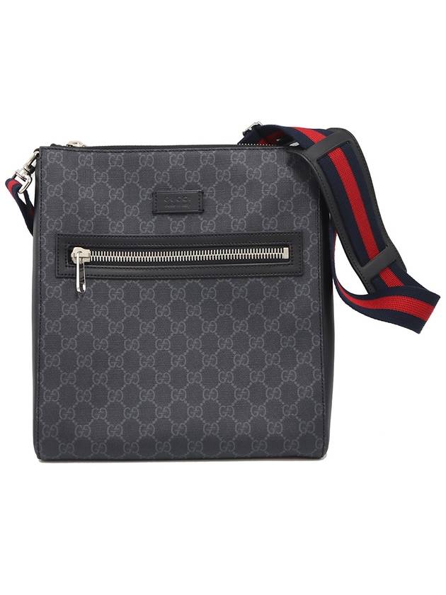 Women s Gucci 474137 GG Supreme Canvas WEB Striped Messenger Cross Bag gt Gangbuk used luxury goods - GUCCI - BALAAN 2