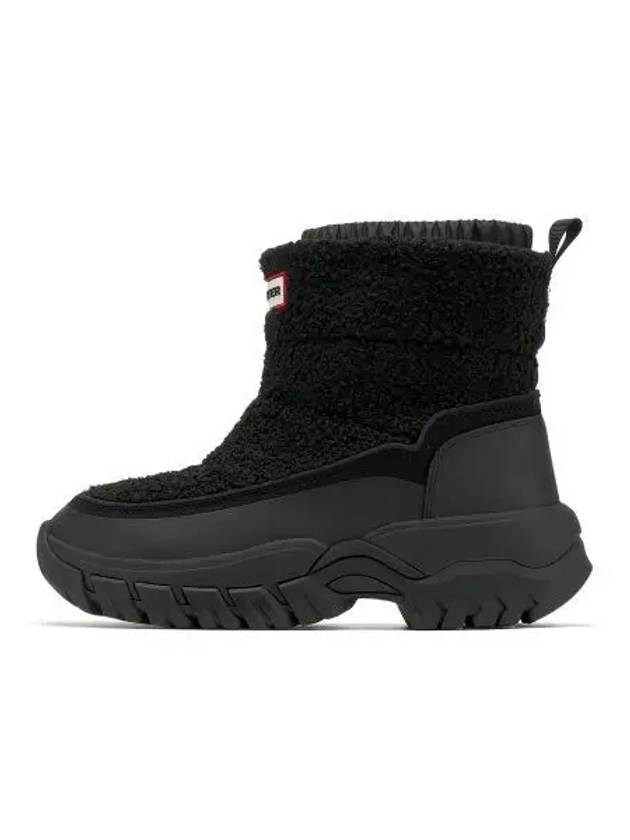 Wanderer Boucle Short Snow Boots Black - HUNTER - BALAAN 1