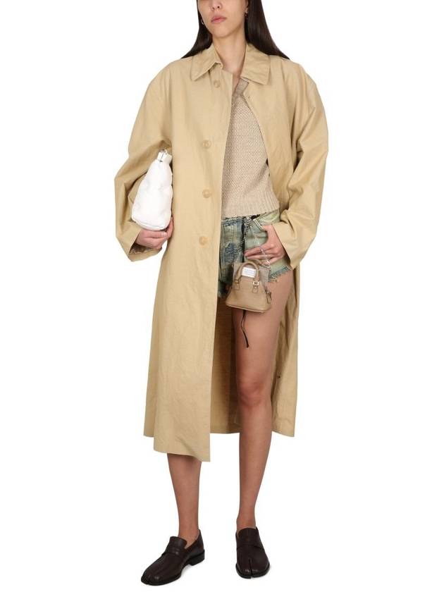 Back Stick Utility Trench Coat Beige - MAISON MARGIELA - BALAAN 3