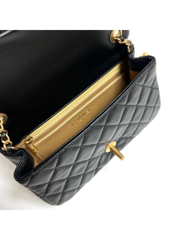 24 Year New Mini Gold Ball Shoulder Bag Black AS1787 - CHANEL - BALAAN 5