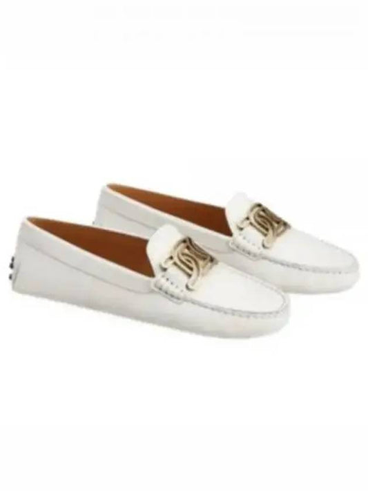 Kate Gommino Driving Shoes White - TOD'S - BALAAN.