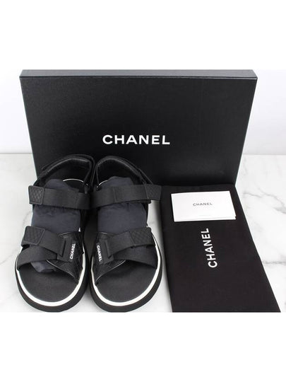 CC logo velcro sandals 41 260 - CHANEL - BALAAN 2