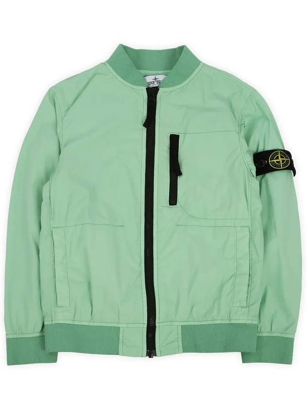 Kids Wappen Patch Bomber Jacket Mint - STONE ISLAND - BALAAN 4