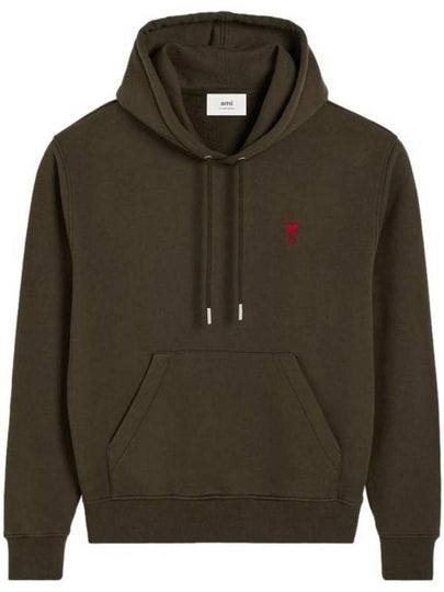 De Coeur Hoodie Dark Coffee - AMI - BALAAN 2