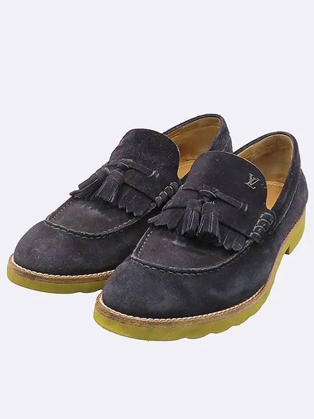 Smith Market Navy Loafers Men s Shoes - LOUIS VUITTON - BALAAN 5