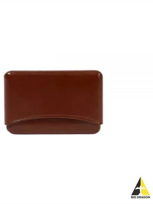 Molded Logo Card Wallet Brown - LEMAIRE - BALAAN 2