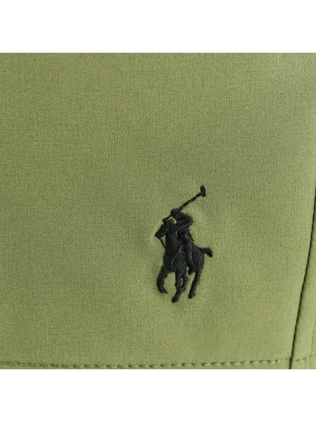 Embroidery Pony Logo Swim Shorts Green - POLO RALPH LAUREN - BALAAN 5