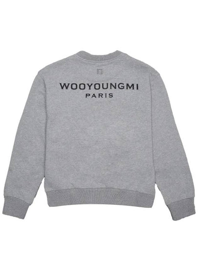 Back logo sweatshirt gray - WOOYOUNGMI - BALAAN 2