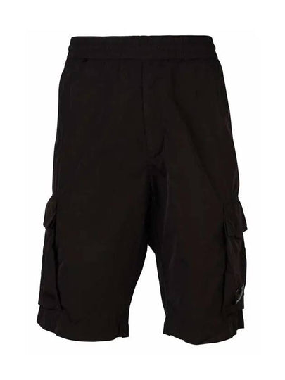 Lens Wappen Chrome R Cargo Shorts Black - CP COMPANY - BALAAN 2