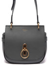 Amberley Classic Satchel Small Grain Shoulder Bag Charcoal - MULBERRY - BALAAN 3