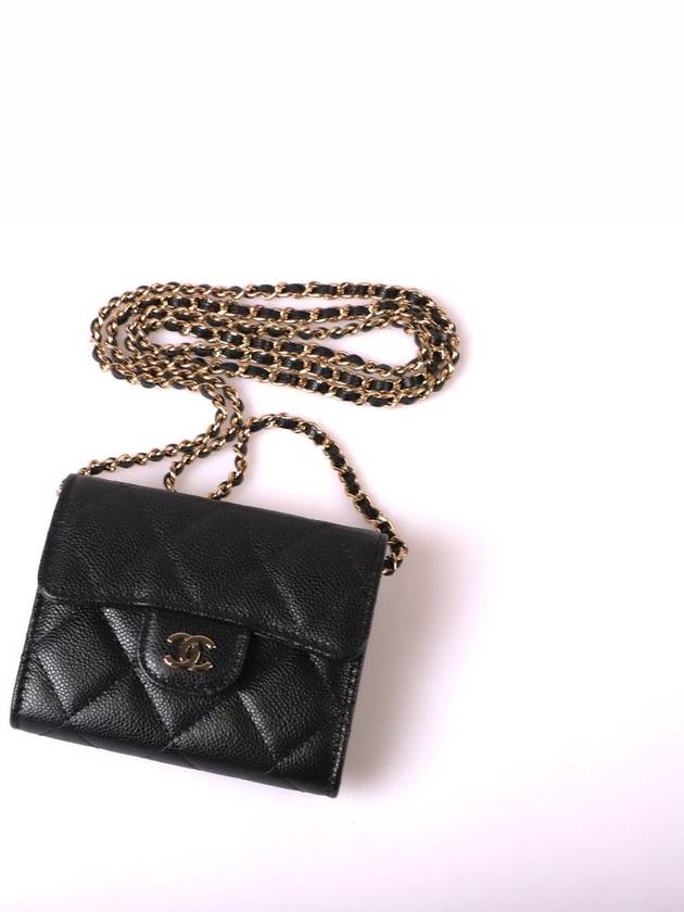 Classic Caviar WOC Mini Bag Flap Wallet AP0238 - CHANEL - BALAAN 6