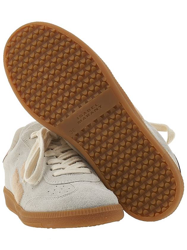 Bryce Suede Low Top Sneakers White - ISABEL MARANT - BALAAN 6