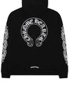 Hooded Horseshoe Floral Black - CHROME HEARTS - BALAAN 3