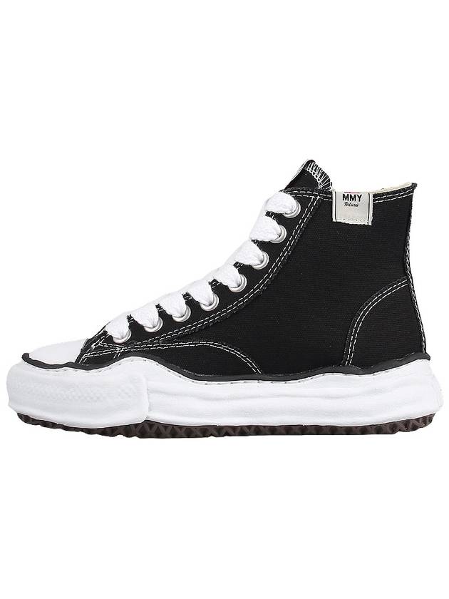 Peterson OG Sole Canvas High Top Sneakers Black - MIHARA YASUHIRO - BALAAN 4