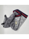 GG Two Tone Wool Scarf Grey - GUCCI - BALAAN 8