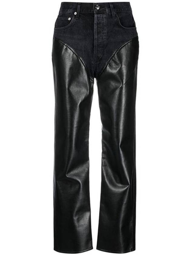 Hybrid Straight Pants Black - AGOLDE - BALAAN 2