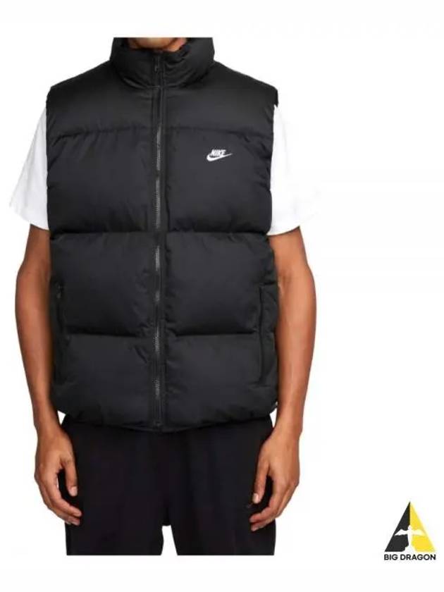 Men's Club Puffer Vest Black - NIKE - BALAAN 2