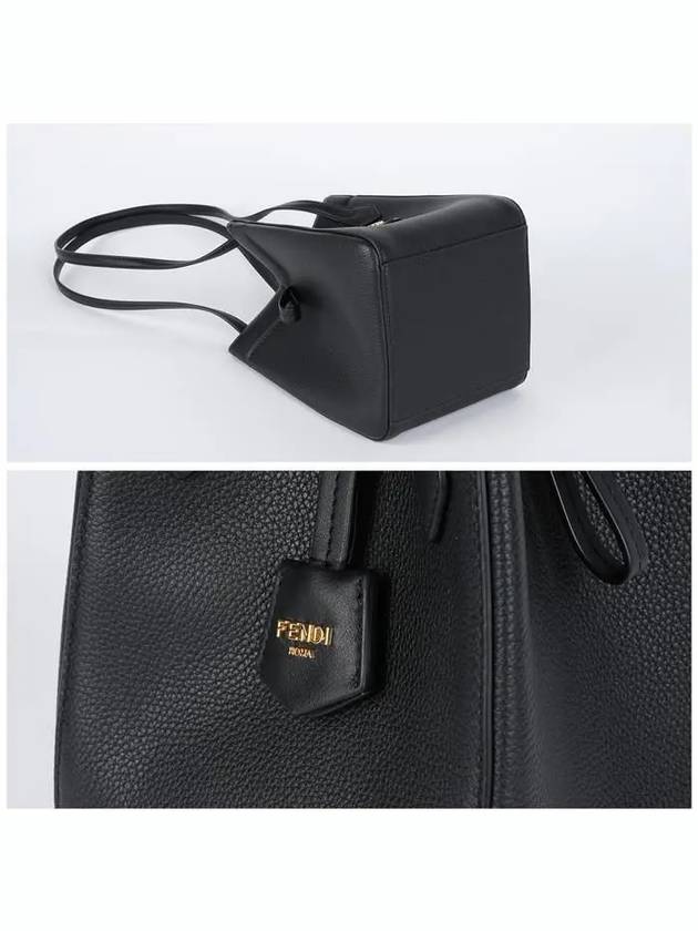 Origami Small Shoulder Bag Black - FENDI - BALAAN 5