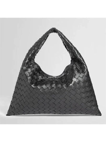 Intrecciato Small Hop Tote Bag Black - BOTTEGA VENETA - BALAAN 2