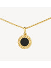 necklace yellow gold onyx women necklace - BVLGARI - BALAAN 3