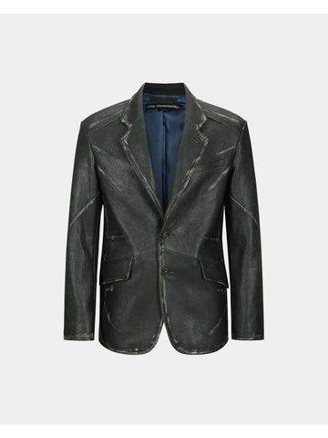 Hide Leather Jacket Black - ANDERSSON BELL - BALAAN 1