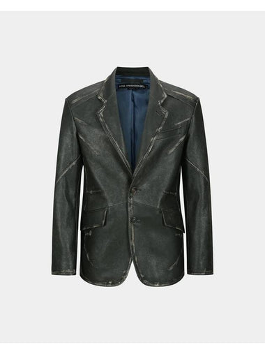 Hide Leather Jacket Black - ANDERSSON BELL - BALAAN 1