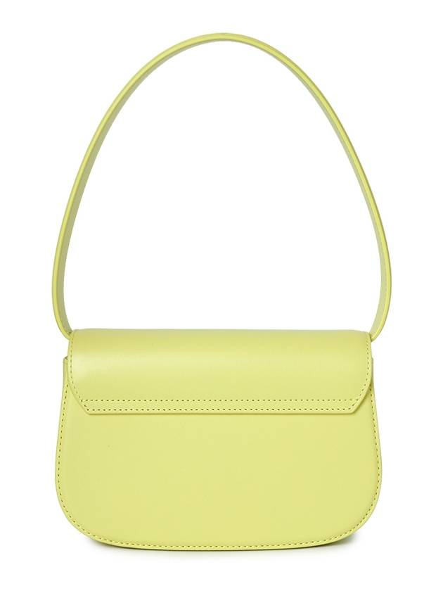 1DR Leather Shoulder Bag Yellow - DIESEL - BALAAN 4