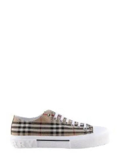 Vintage Check Cotton Sneakers Archive Beige - BURBERRY - BALAAN 2