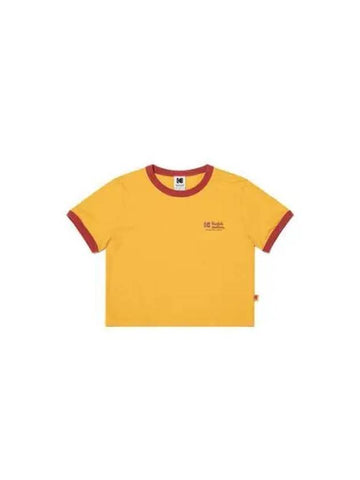 KODAK Apparel Color Eye Small Logo Short Sleeve T Shirt Women YELLOW - KODO - BALAAN 1