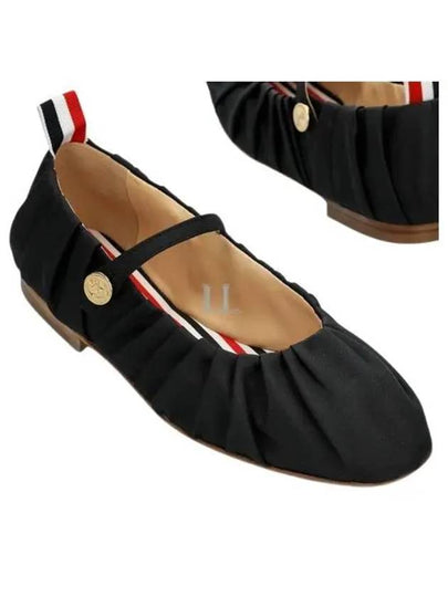 Silk Taffeta Thom John Ruched Ballerina Black - THOM BROWNE - BALAAN 2