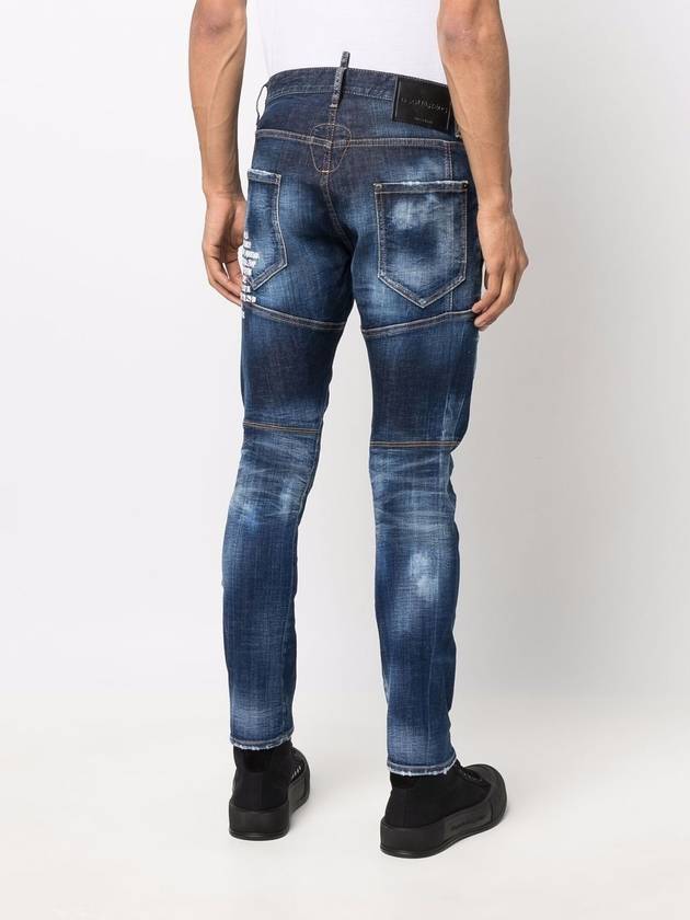 Clean Wash Tidy Biker Jeans Blue - DSQUARED2 - BALAAN 6