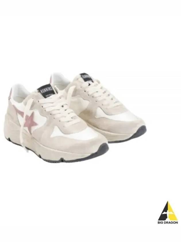 Running Sole Suede Low Top Sneakers Cream - GOLDEN GOOSE - BALAAN 2