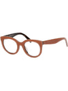 Eyewear Logo Glasses Brown - CELINE - BALAAN 1