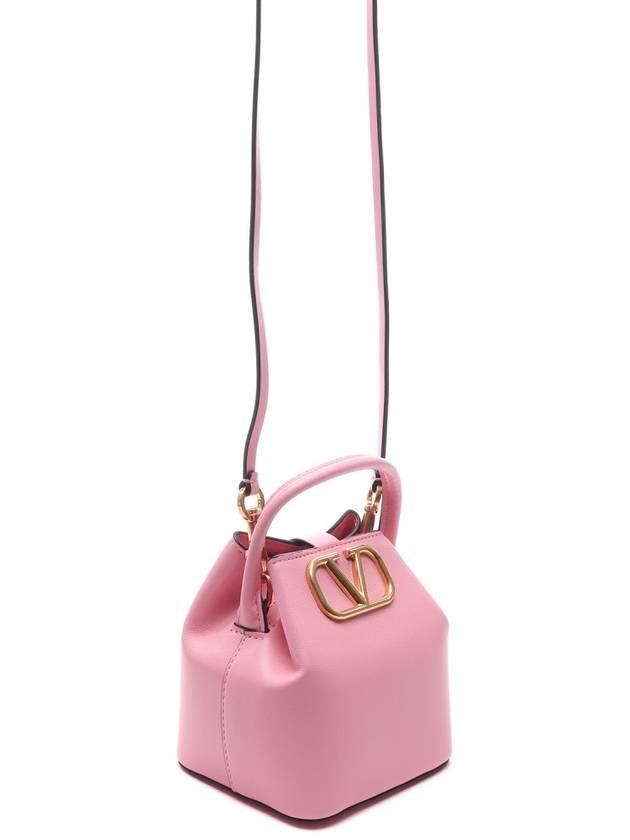 Women's V Logo Bucket Mini Tote Shoulder Bag 4W2P0Y08 VNL ZQQ 24S - VALENTINO - BALAAN 3