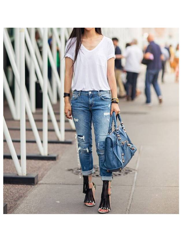 Giant Work Tote Bag Blue - BALENCIAGA - BALAAN 7