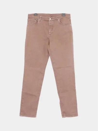 Dyed Denim Jeans Brown - BRUNELLO CUCINELLI - BALAAN 2