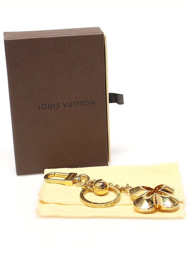 M66463 Gold Flower Logo Eclipse Bag Charm Key Holder - LOUIS VUITTON - BALAAN 2