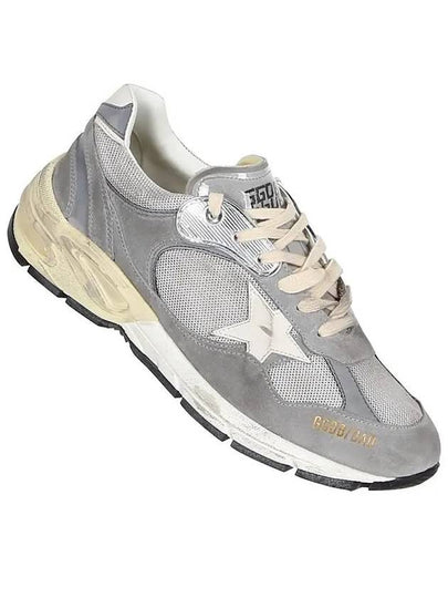 Dad-Star Low Top Sneakers Grey Silver White - GOLDEN GOOSE - BALAAN 2