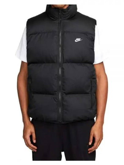 Men's Club Puffer Vest Black - NIKE - BALAAN 2