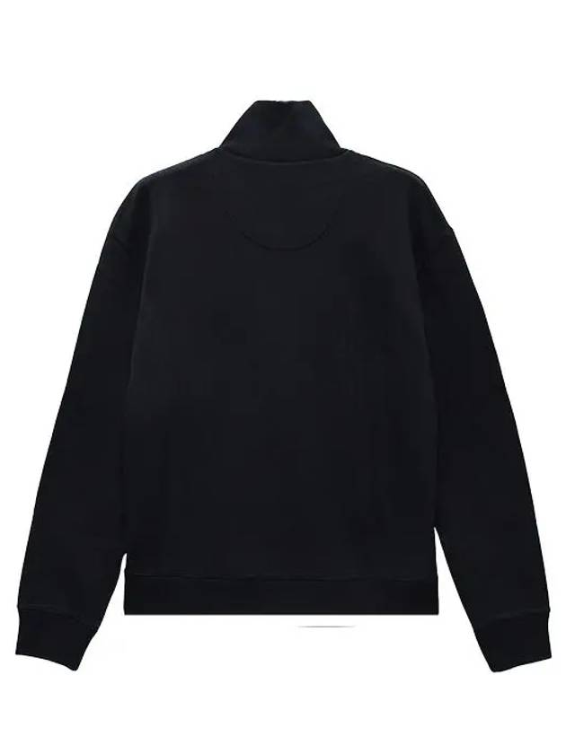 Fox Head Patch Half Zipper Sweatshirt Black - MAISON KITSUNE - BALAAN 7