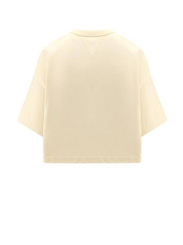 Crew Neck Pocket Short Sleeve T-Shirt Yellow - BOTTEGA VENETA - BALAAN 3