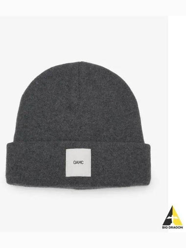 Whistler Logo Patch Beanie Stone Gray 23A28OAK13FLTOA007020 - OAMC - BALAAN 1