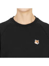 Fox Head Patch Adjusted Sweatshirt Black - MAISON KITSUNE - BALAAN 7