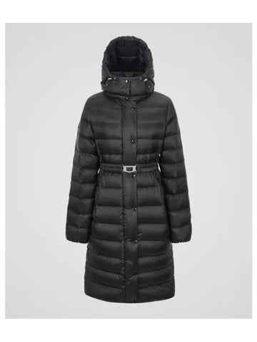 Elvezia N Black Women s Down Jacket - DUVETICA - BALAAN 1