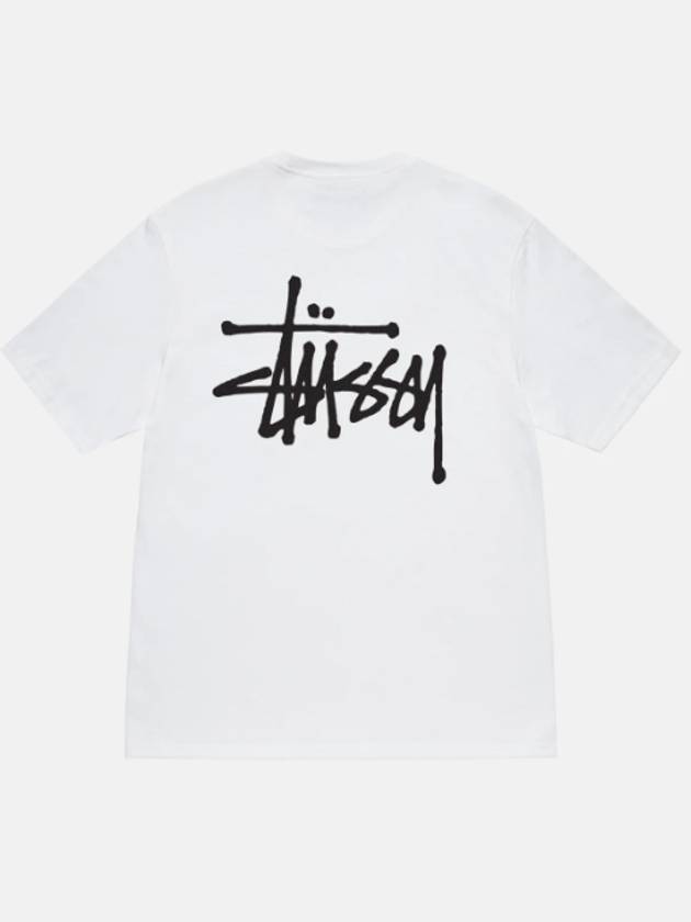 Basic T shirt 2024 24F1905000 White - STUSSY - BALAAN 1