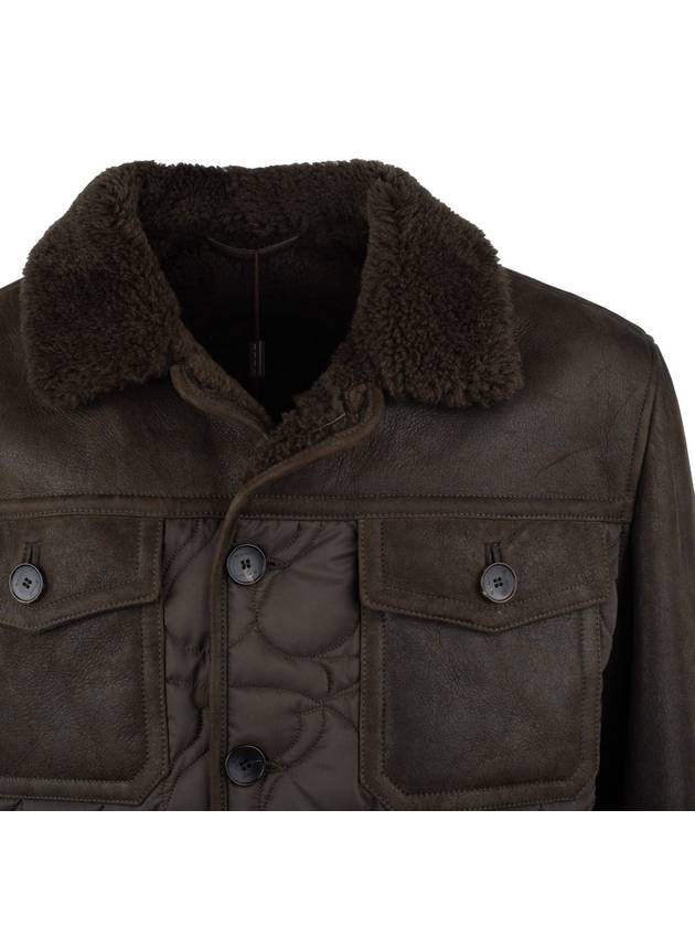 Etro Brown Faux Fur Collar Jacket - ETRO - BALAAN 3