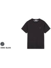 Stellina Embroid Logo Short Sleeve T-Shirt Black - STONE ISLAND - BALAAN 3