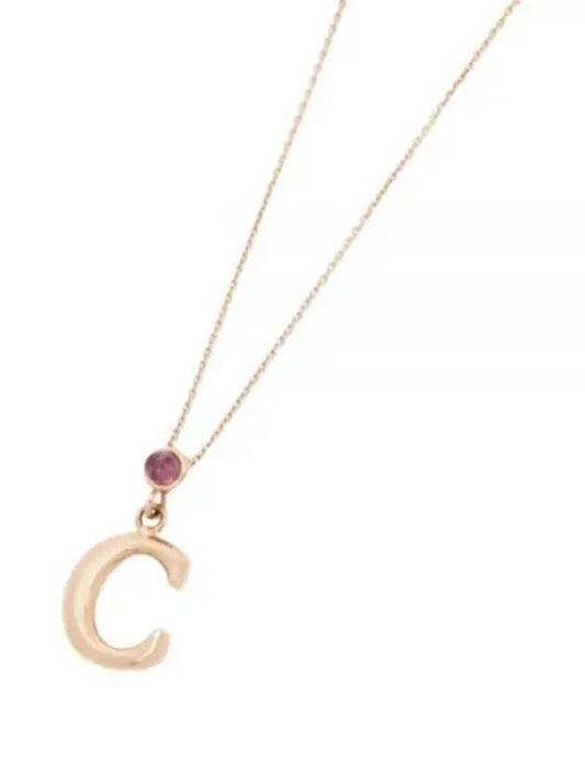 C Logo Necklace Gold - CHLOE - BALAAN 2