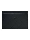 AP3818 Black Card Holder Wallet - CHANEL - BALAAN 1