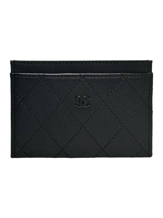 AP3818 Black Card Holder Wallet - CHANEL - BALAAN 1